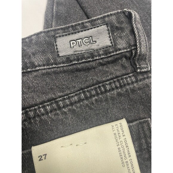 PTCL Ethikal Brand Jeans Women's 27 Skater Streetwear Grunge Y2K 90's Black Wash - Picture 10 of 13